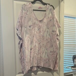 Pink Marble Women's Top